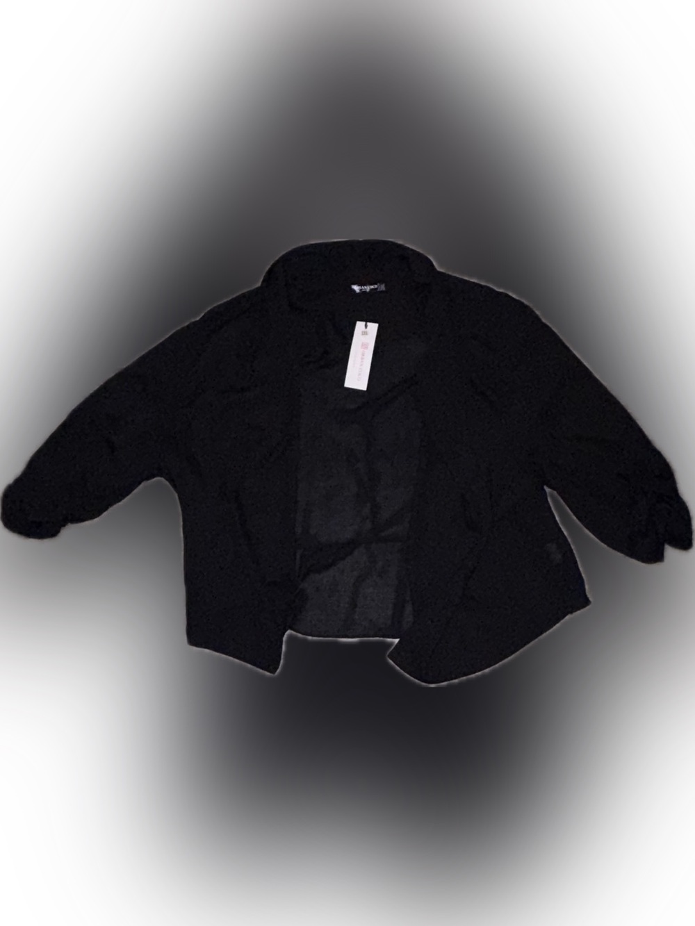 NWT Black Open-Front Women's Cardigan Sweater